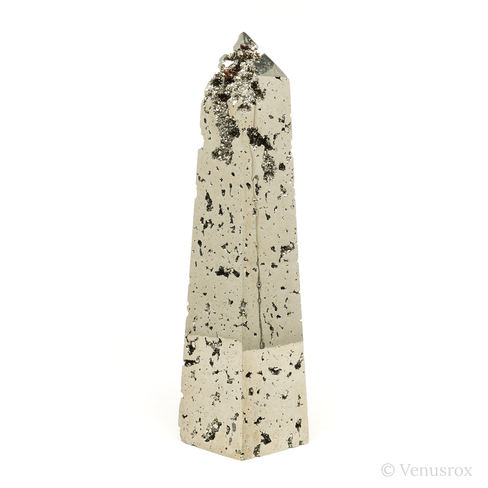 Pyrite Polished/Natural Geode Point from Peru | Venusrox