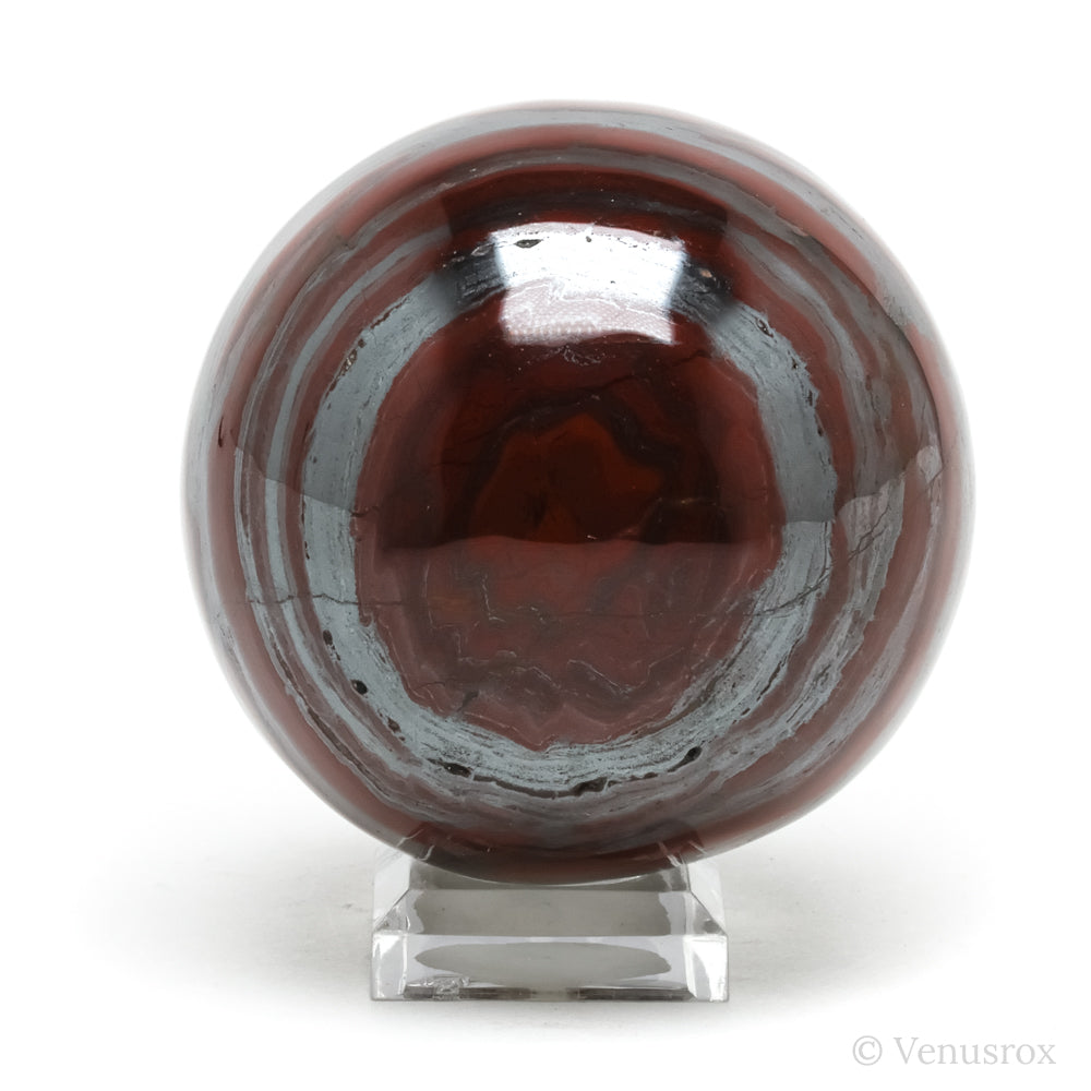 Red Jasper with Hematite & Tigers Eye Polished Sphere from India | Venusrox