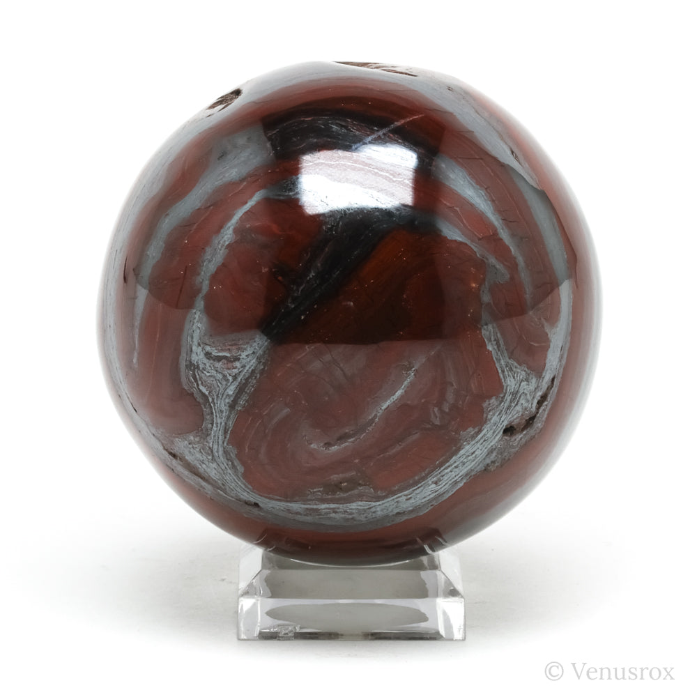 Red Jasper with Hematite Polished Sphere from India | Venusrox