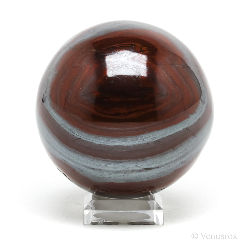 Red Jasper with Hematite Polished Sphere from India | Venusrox