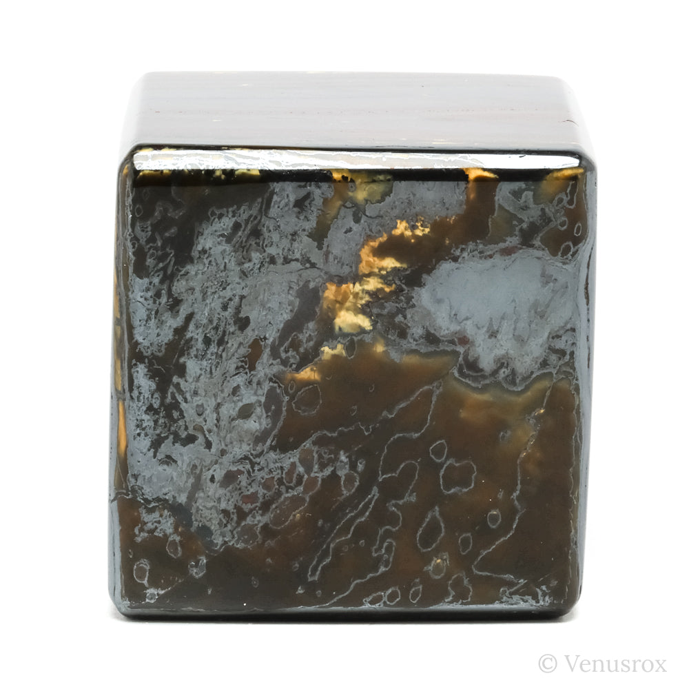 Red Jasper with Hematite & Tigers Eye Polished Cube from India | Venusrox