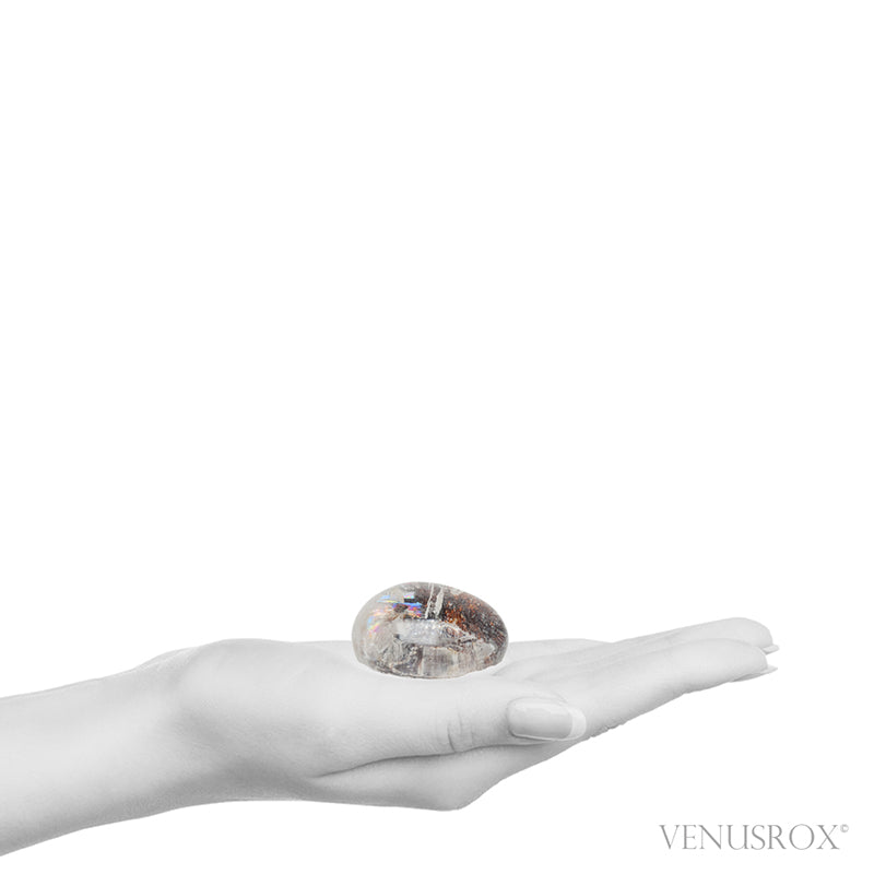 Clear Quartz with Iron Inclusions Part Polished/Part Natural from Brazil | Venusrox