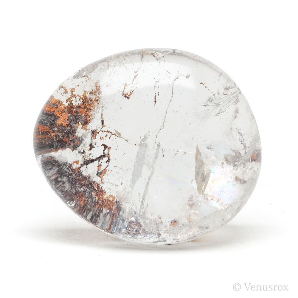 Clear Quartz with Iron Inclusions Part Polished/Part Natural from Brazil | Venusrox