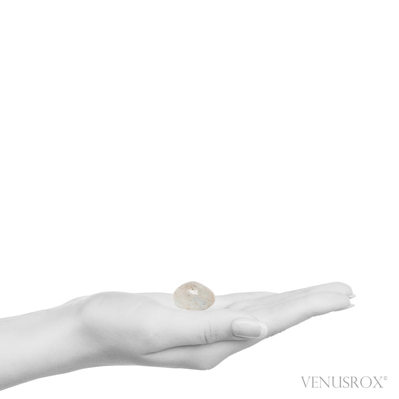 Clear Quartz with Dumortierite Part Polished/Part Natural Crystal from Brazil | Venusrox