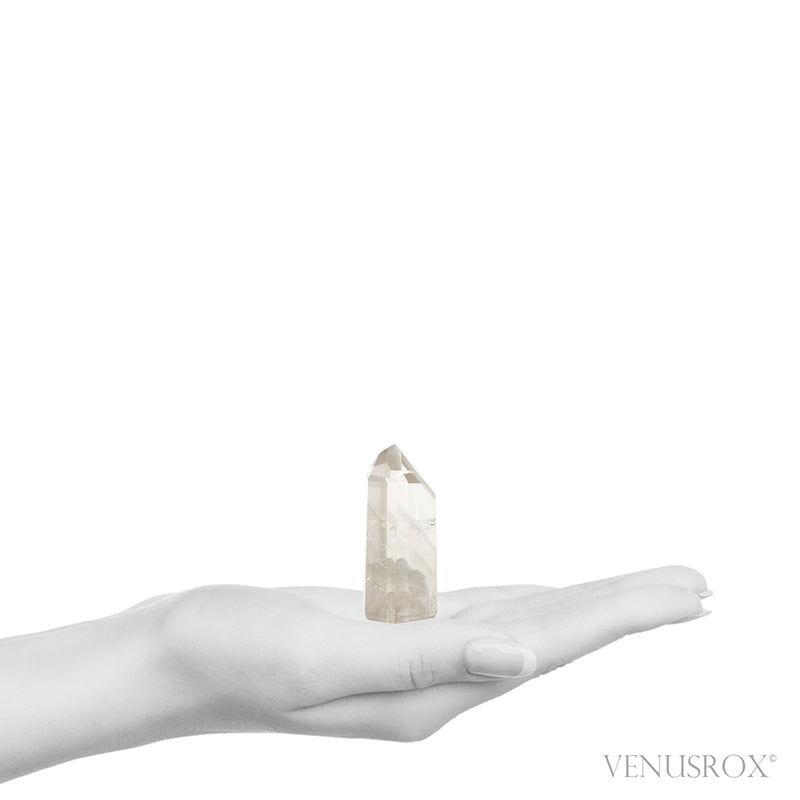 Phantom Quartz Polished Point from Minas Gerais, Brazil | Venusrox