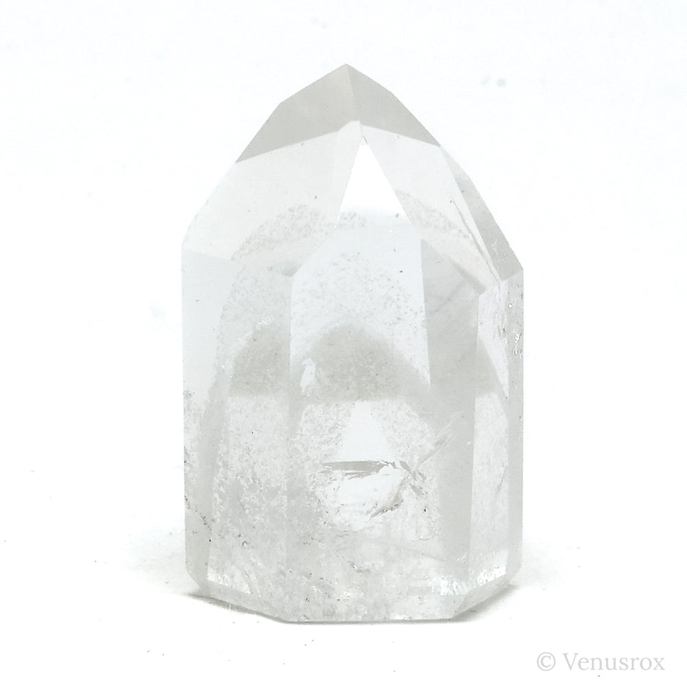 Phantom Quartz Polished Point from Minas Gerais, Brazil | Venusrox