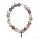 Lepidolite with Pink Tourmaline Bead Bracelet from Brazil | Venusrox