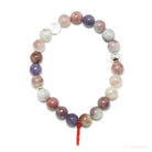 Lepidolite with Pink Tourmaline Bead Bracelet from Brazil | Venusrox