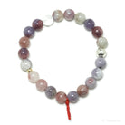 Lepidolite with Pink Tourmaline Bead Bracelet from Brazil | Venusrox
