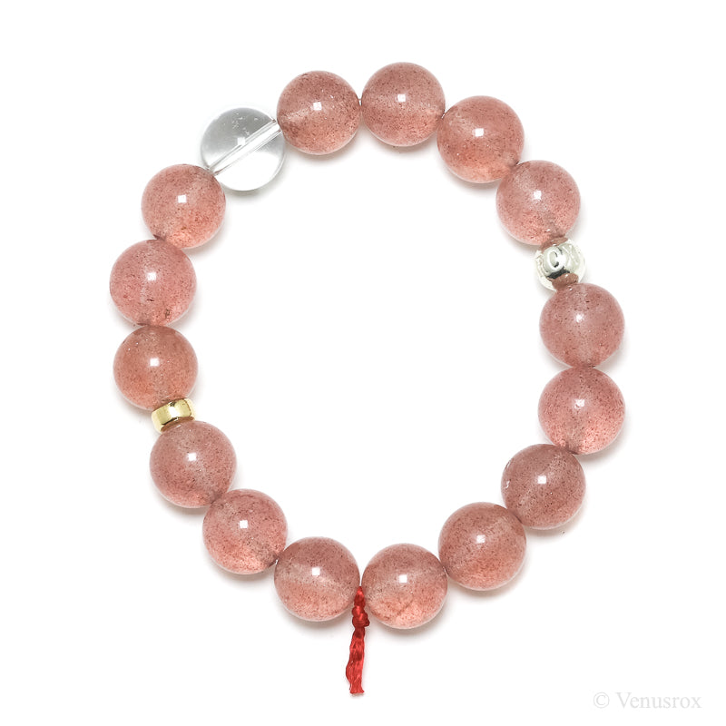 Strawberry Quartz Bracelet from Tanzania | Venusrox