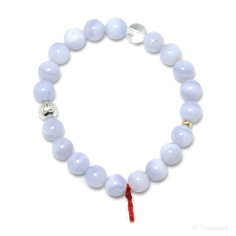 Blue Lace Agate Bracelet from Malawi | Venusrox