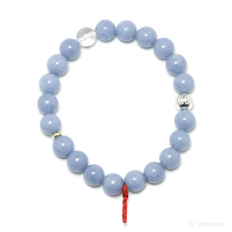Angelite Bead Bracelet from Peru | Venusrox