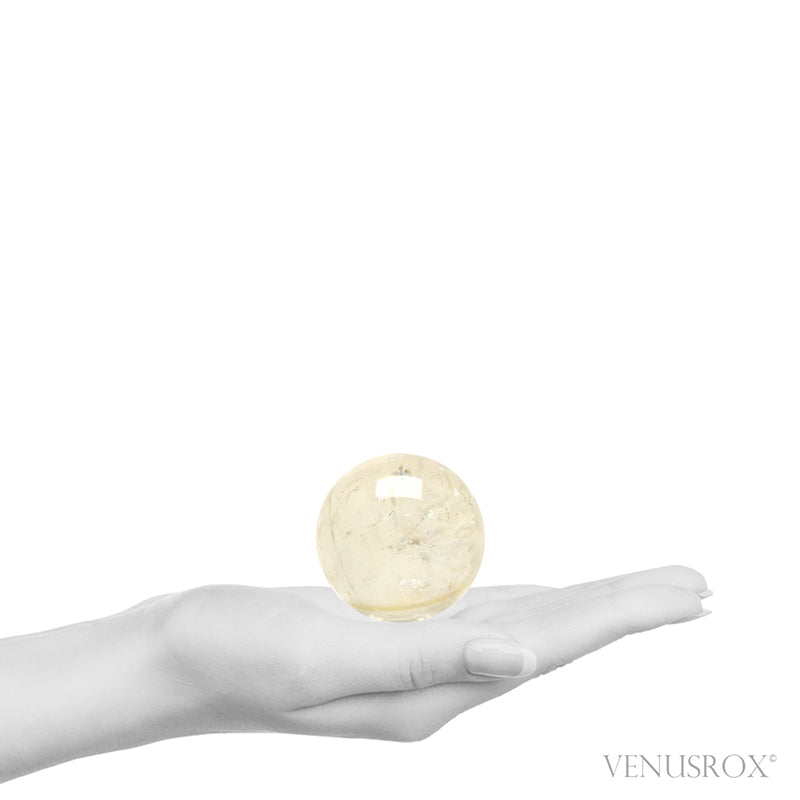 Honey Calcite Polished Sphere from China | Venusrox