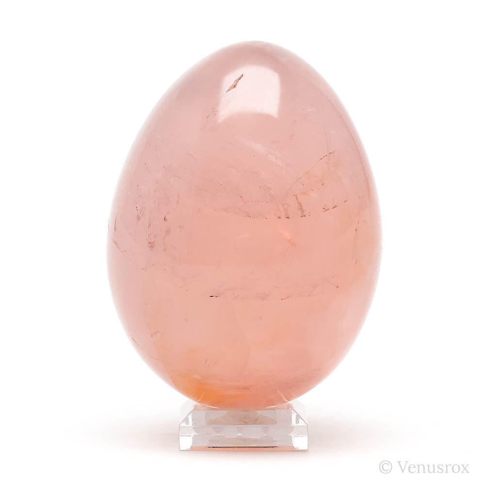 Star Rose Quartz Polished Egg from Madagascar | Venusrox