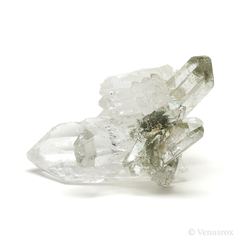 Himalayan Chlorite Faden Quartz Natural Cluster from the Meru Peak Foot Hills, Garhwal, Uttarakhand, Indian Himalayas | Venusrox