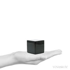 Black Obsidian Polished Cube from Mexico | Venusrox