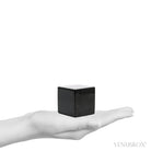 Black Obsidian Polished Cube from Mexico | Venusrox