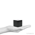Black Obsidian Polished Cube from Mexico | Venusrox