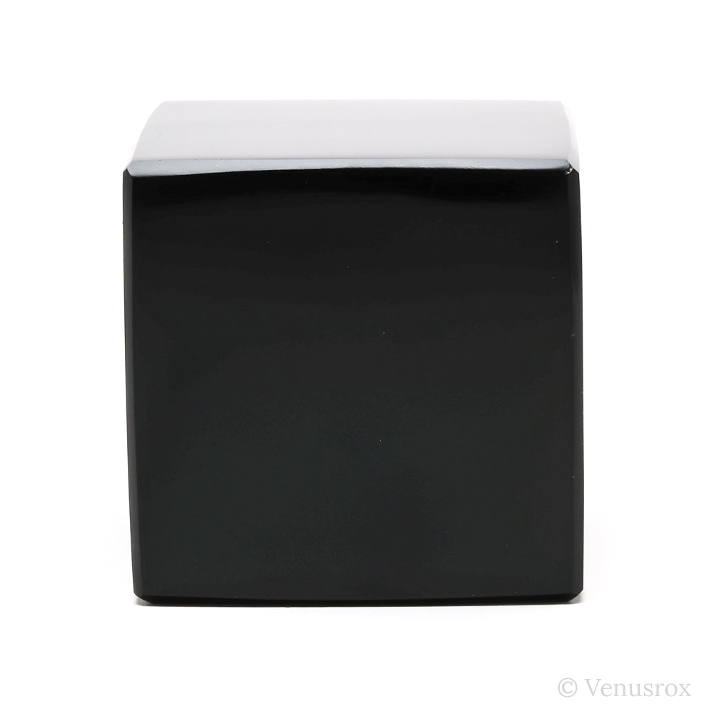 Black Obsidian Polished Cube from Mexico | Venusrox