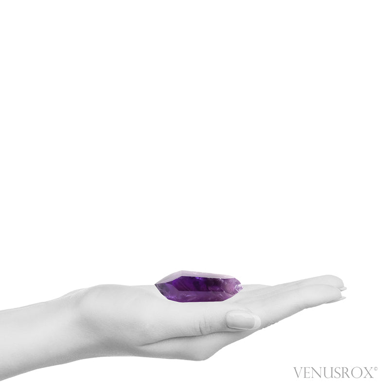 Amethyst Phantom Polished Double Terminated Point from Brazil | Venusrox