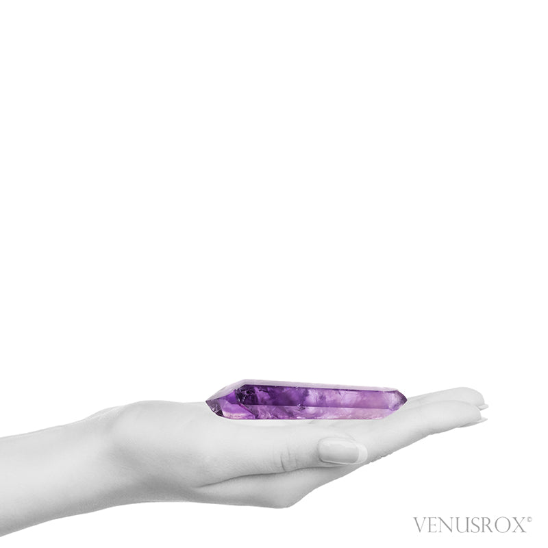 Amethyst Phantom Polished Double Terminated Point from Brazil | Venusrox