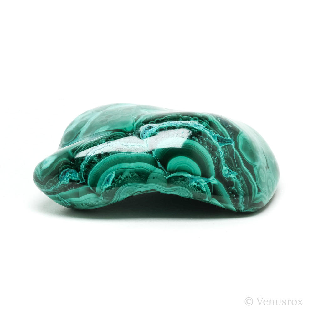 Malachite with Chrysocolla Polished Crystal from the Democratic Republic of Congo | Venusrox