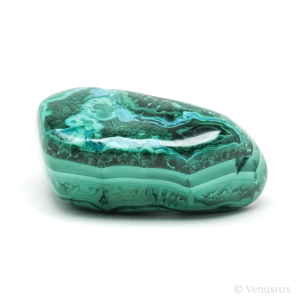 Malachite with Chrysocolla Polished Crystal from the Democratic Republic of Congo | Venusrox
