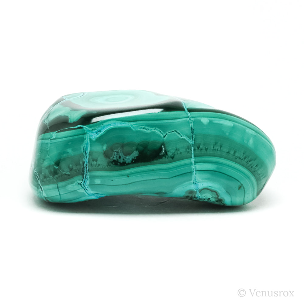 Malachite with Chrysocolla Polished Crystal from the Democratic Republic of Congo | Venusrox
