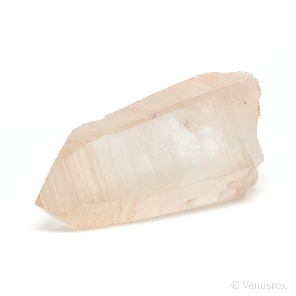 Tangerine Lemurian Quartz Part Polished/Part Natural Point from Brazil | Venusrox