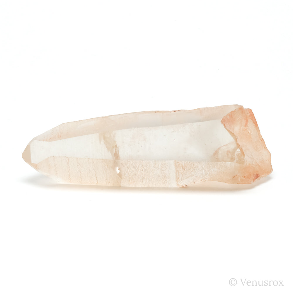 Tangerine Lemurian Quartz Part Polished/Part Natural Point from Brazil | Venusrox