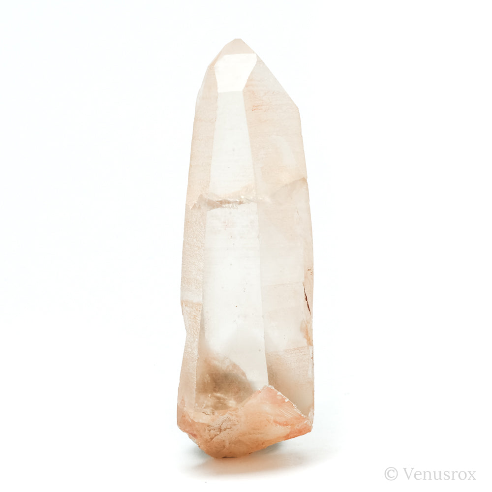 Tangerine Lemurian Quartz Part Polished/Part Natural Point from Brazil | Venusrox