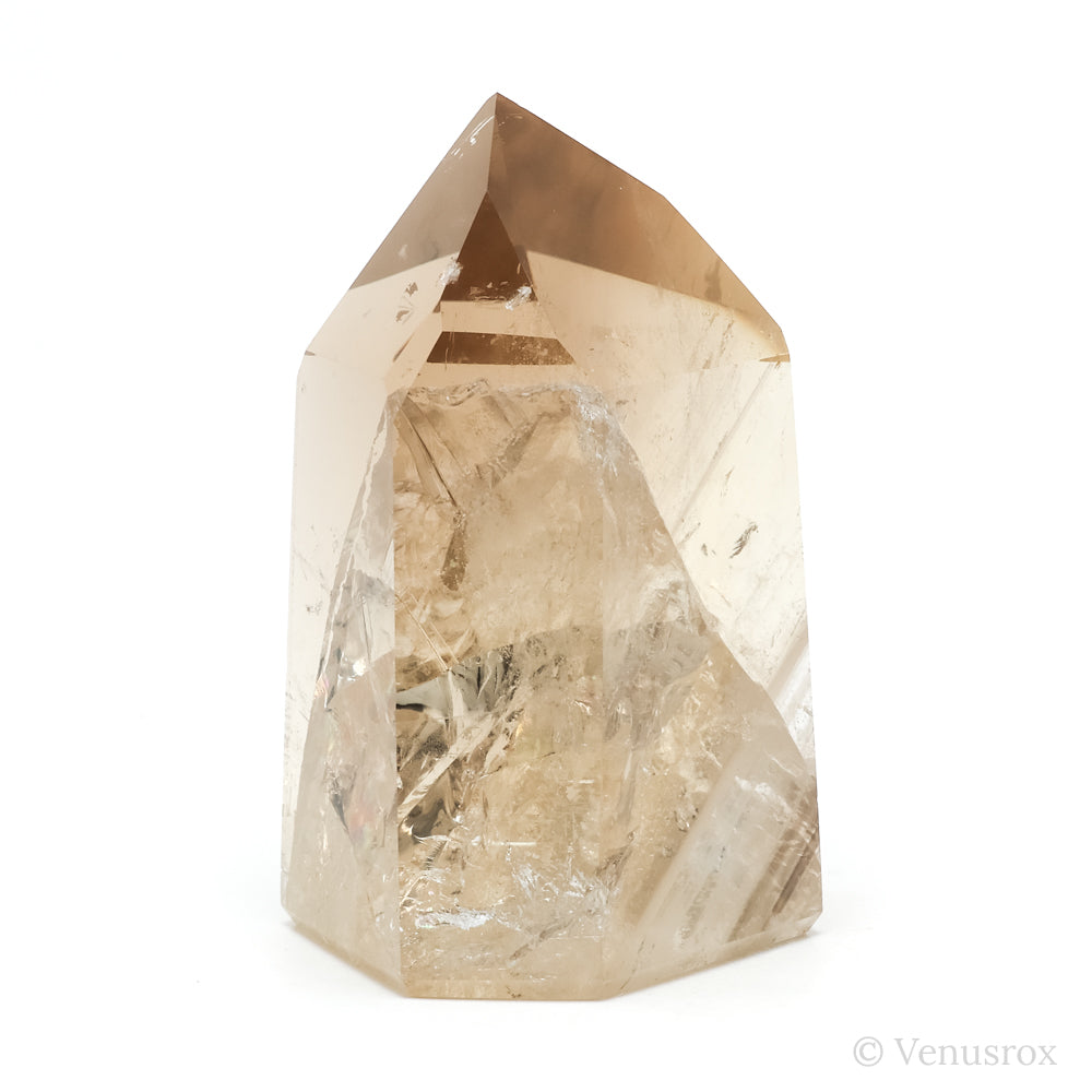 Natural Citrine Phantom Polished Point from Brazil | Venusrox