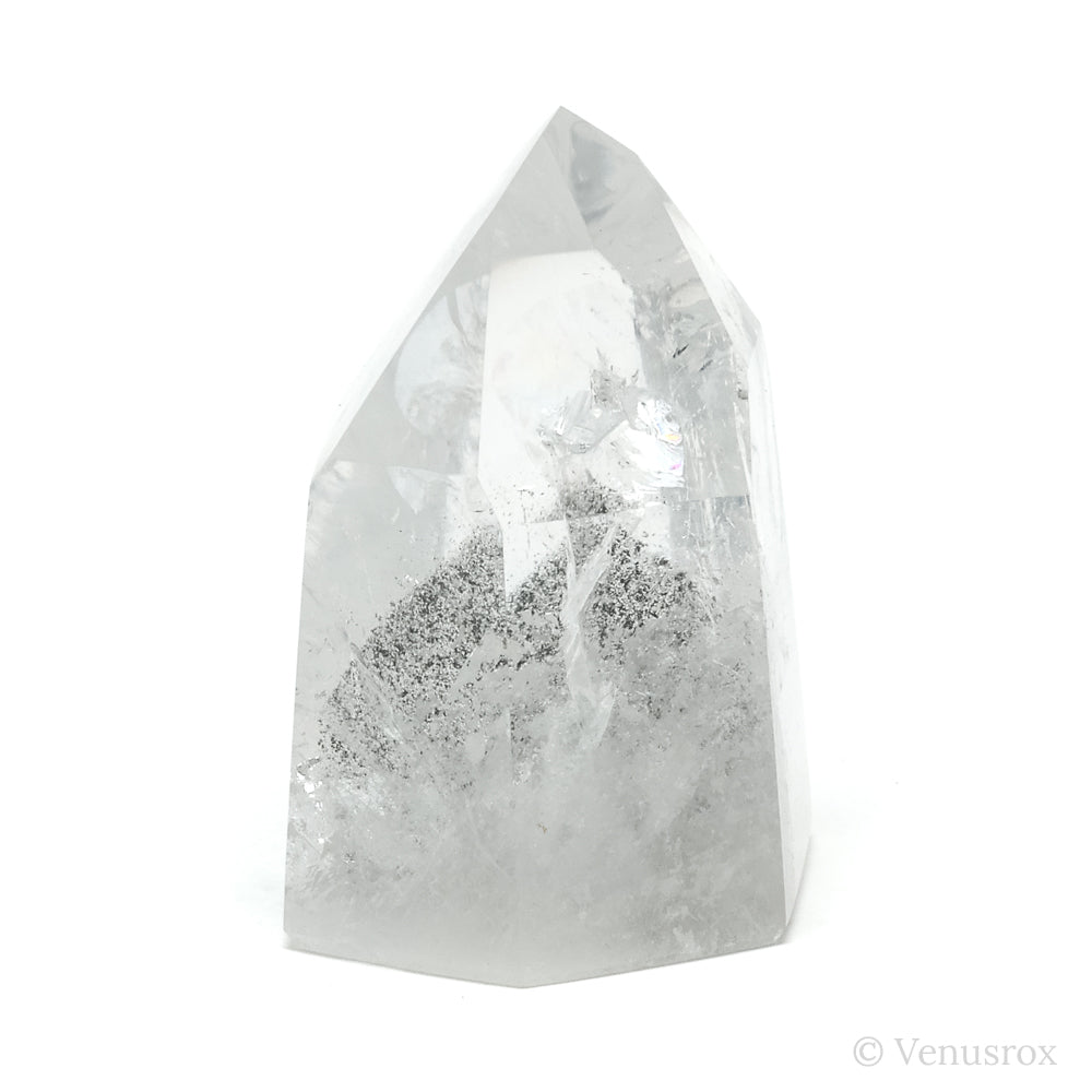 Black Phantom Quartz Polished Point from Brazil | Venusrox
