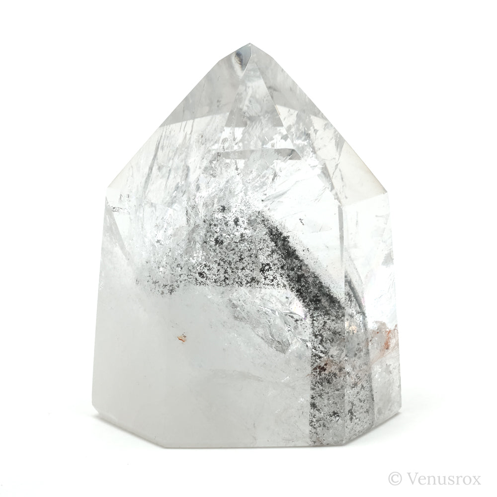 Black Phantom Quartz Polished Point from Brazil | Venusrox