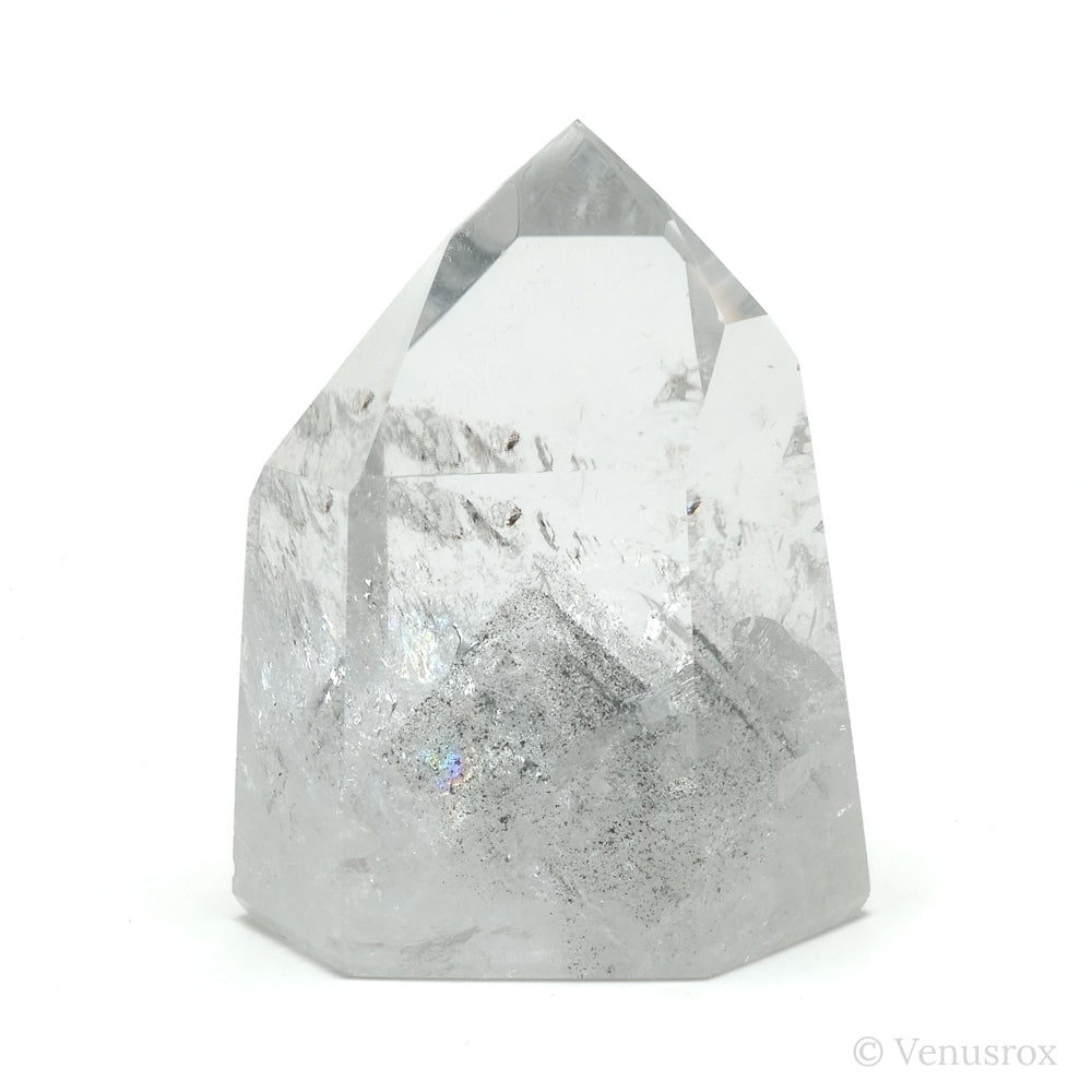 Black Phantom Quartz Polished Point from Brazil | Venusrox