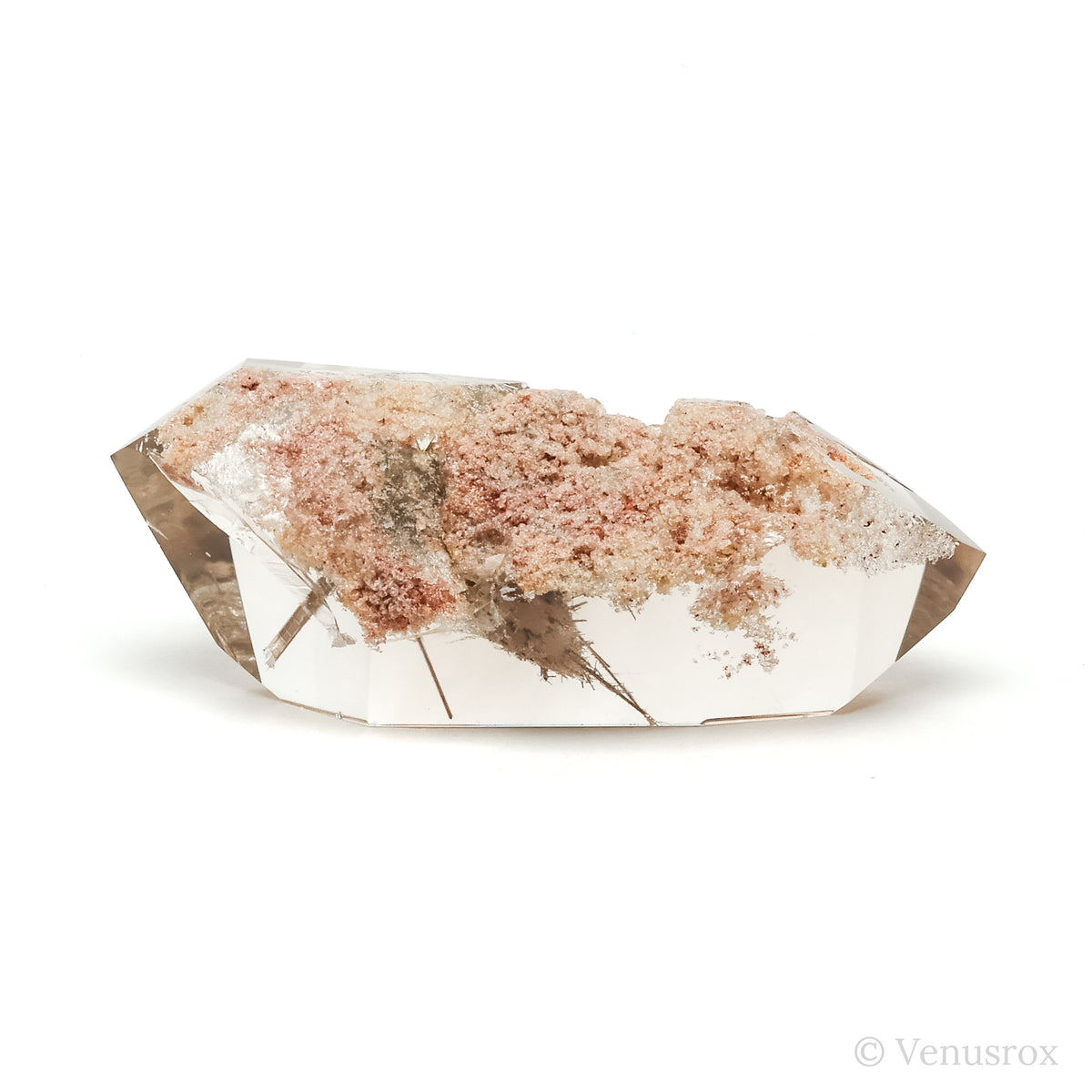 Smoky Rutilated Lodalite Quartz Polished/Natural Double Terminated Point | Venusrox