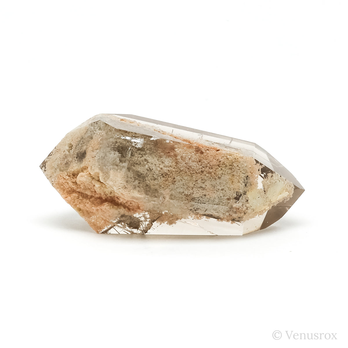 Smoky Rutilated Lodalite Quartz Polished/Natural Double Terminated Point | Venusrox