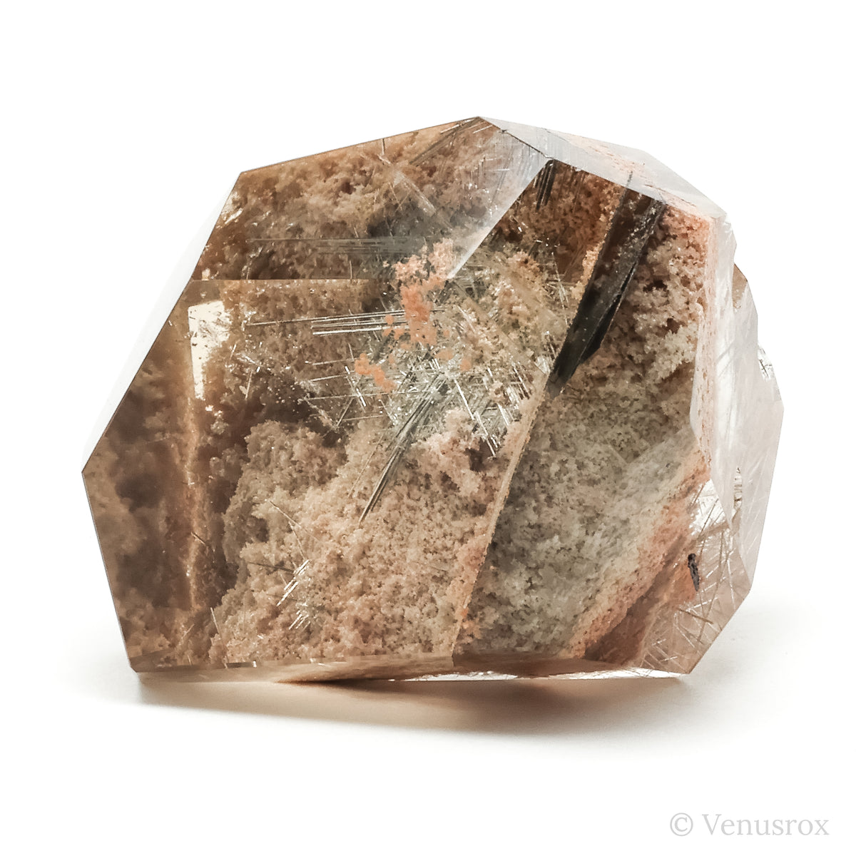 Smoky Rutilated Lodalite Quartz Polished/Natural Crystal from Brazil | Venusrox
