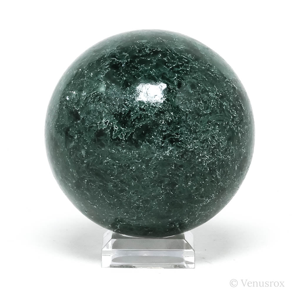 Moss Calcite Polished Sphere from India | Venusrox