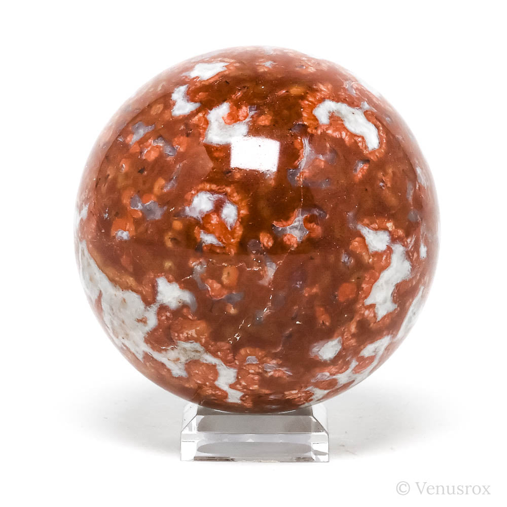 Orbicular Jasper Polished Sphere from India | Venusrox