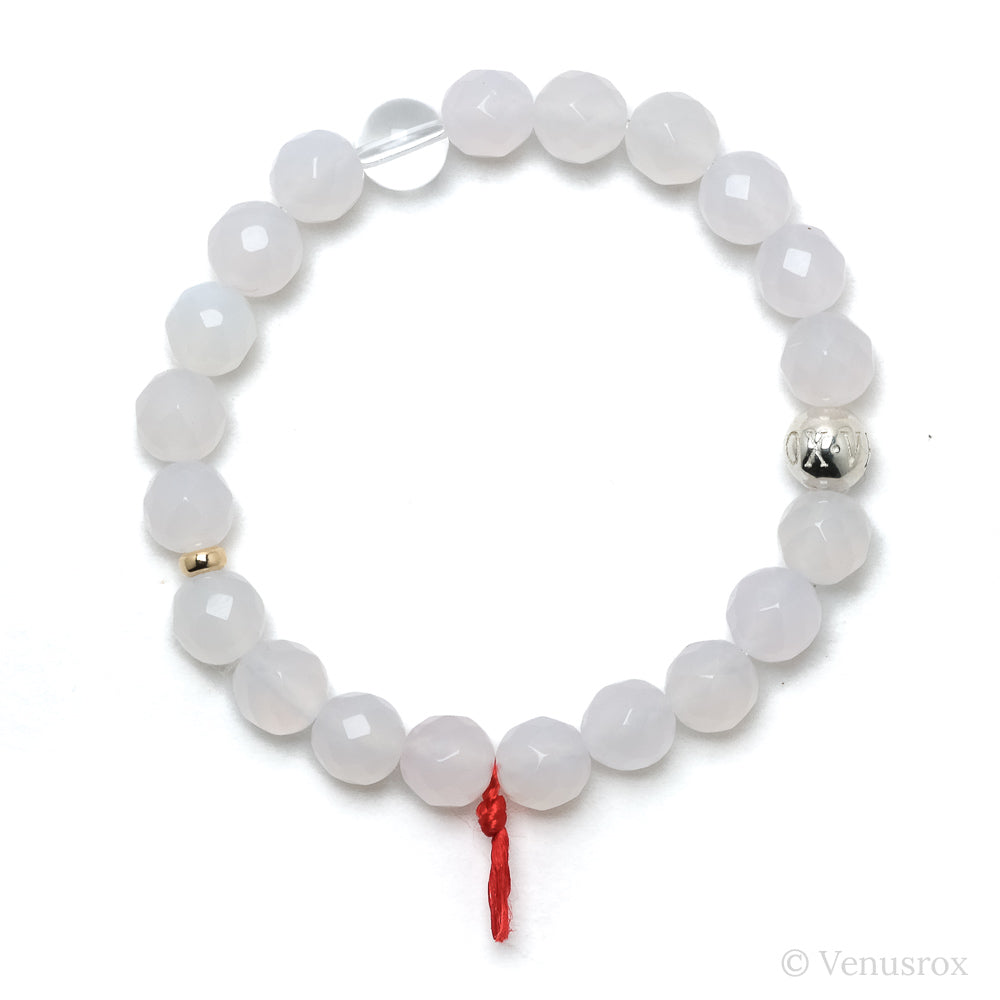 White Agate Bracelet from Brazil | Venusrox