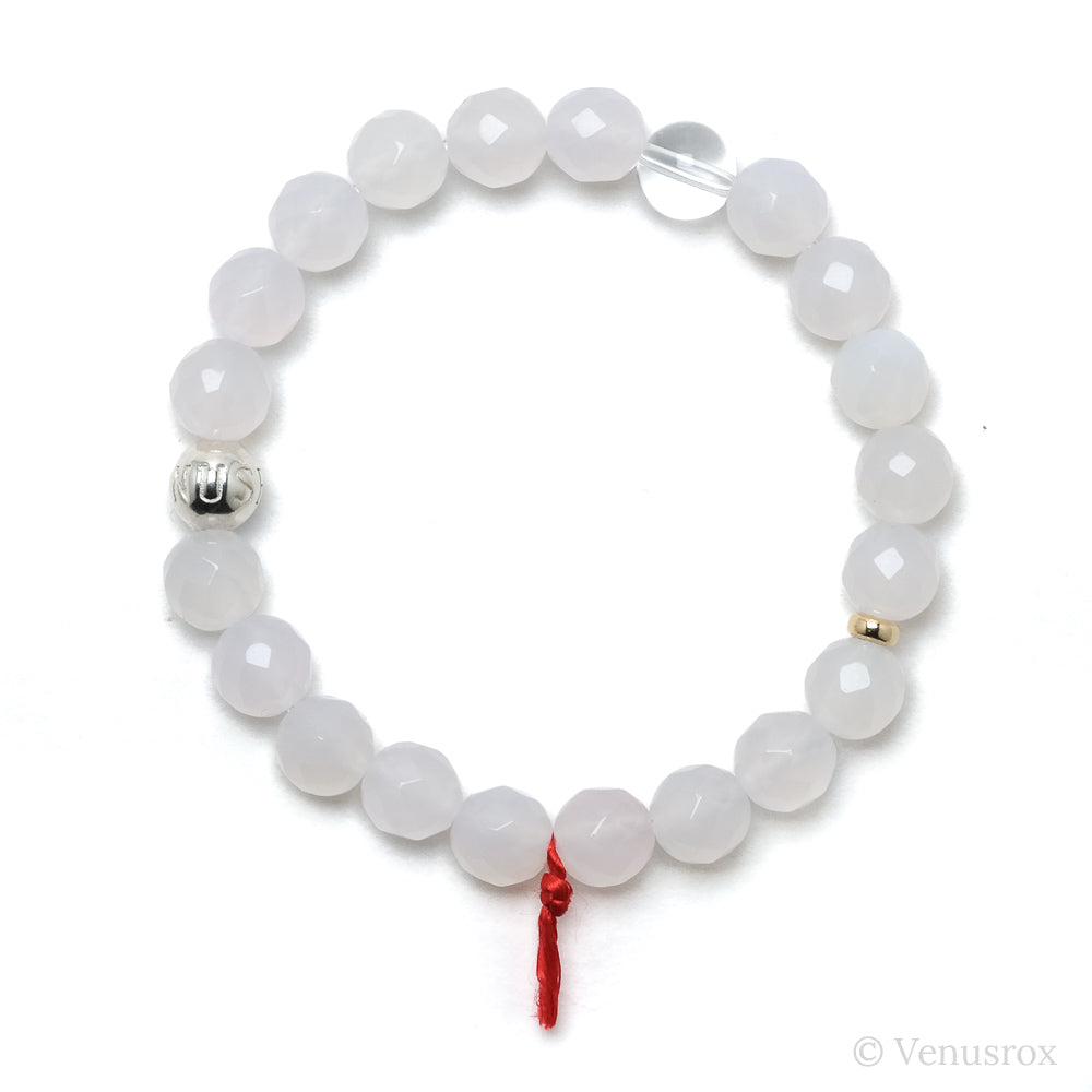 White Agate Bracelet from Brazil | Venusrox