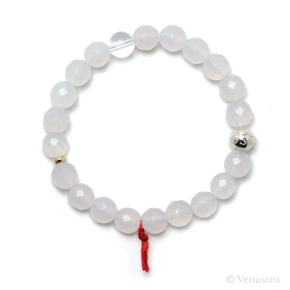 White Agate Bracelet from Brazil | Venusrox