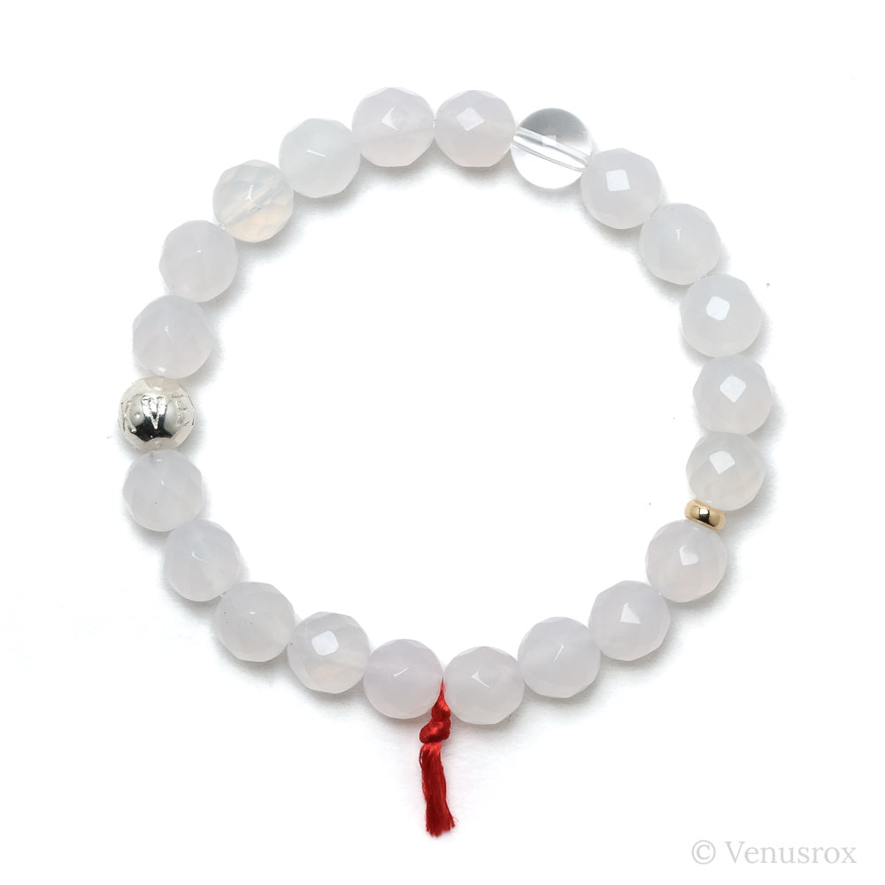White Agate Bracelet from Brazil | Venusrox