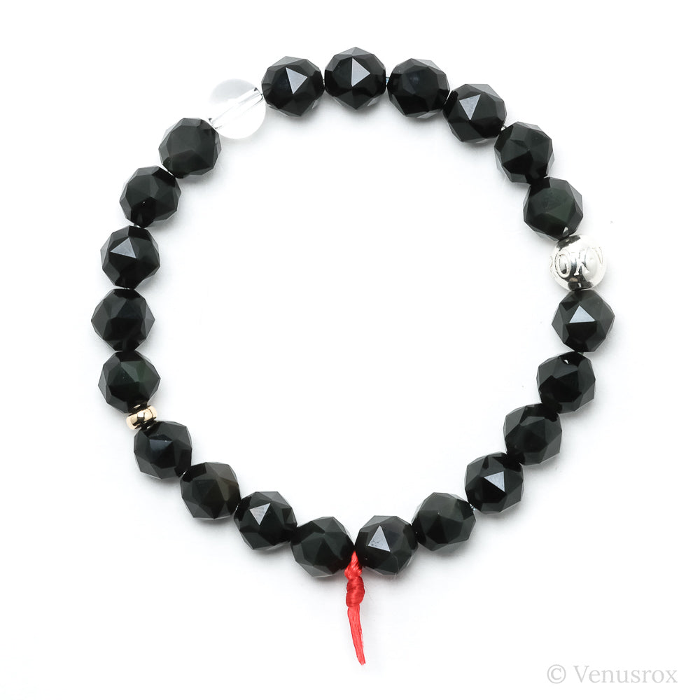 Rainbow Obsidian Bead Bracelet from Mexico | Venusrox