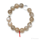 Grey/Brown Moonstone Bead Bracelet from India | Venusrox