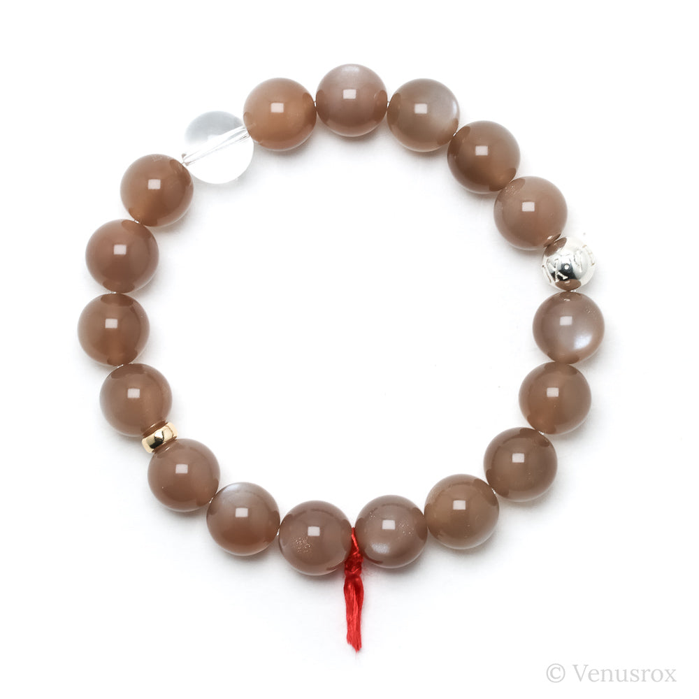 Brown Moonstone Bracelet from India | Venusrox