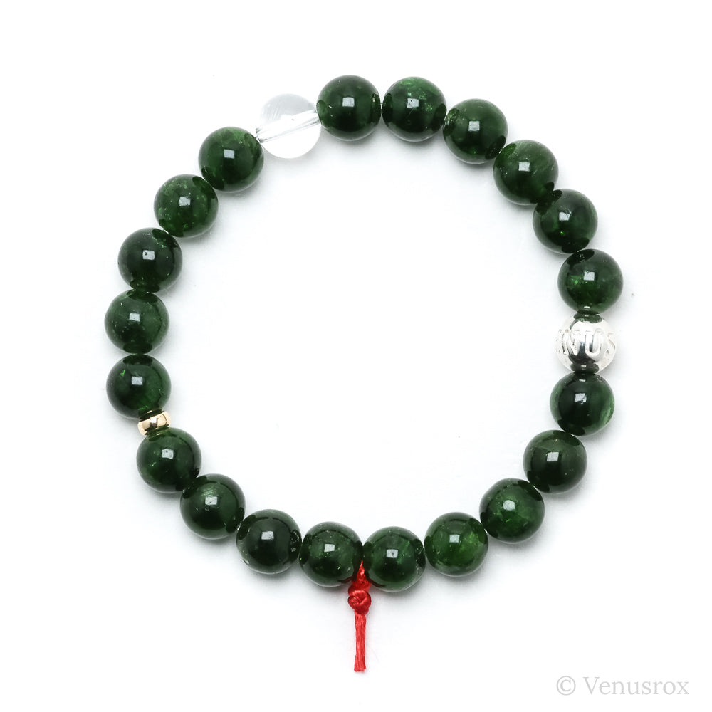 Chrome Diopside Bracelet from Russia | Venusrox