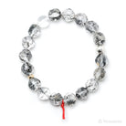 Clear Quartz with Carbon Inclusions Bracelet from Pakistan | Venusrox
