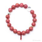Rhodonite Bead Bracelet from Brazil | Venusrox